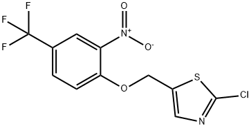 (2-CHLORO-1,3-THIAZOL-5-YL)METHYL 2-NITRO-4-(TRIFLUOROMETHYL)PHENYL ETHER Struktur