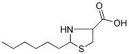 2-HEXYL-1,3-THIAZOLANE-4-CARBOXYLIC ACID Struktur