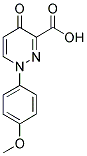 1-(4-METHOXYPHENYL)-4-OXO-1,4-DIHYDRO-3-PYRIDAZINECARBOXYLIC ACID Struktur