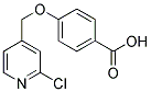 4-[(2-CHLOROPYRIDIN-4-YL)METHOXY]BENZOIC ACID Struktur