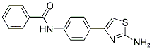 N-[4-(2-AMINO-1,3-THIAZOL-4-YL)PHENYL]BENZAMIDE Struktur