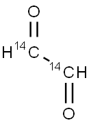 GLYOXAL, [14C(U)] Struktur