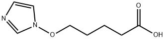 5-(1H-IMIDAZOL-1-YLOXY)PENTANOIC ACID Struktur