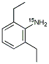 2,6-DIETHYLANILINE-15N Struktur