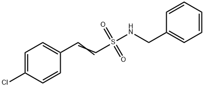 (E)-N-BENZYL-2-(4-CHLOROPHENYL)-1-ETHENESULFONAMIDE Struktur