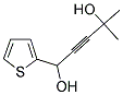 4-METHYL-1-(2-THIENYL)-2-PENTYNE-1,4-DIOL Struktur