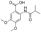 2-(ISOBUTYRYLAMINO)-4,5-DIMETHOXYBENZOIC ACID Struktur