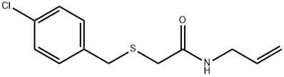 N-ALLYL-2-(BENZYLSULFANYL)ACETAMIDE Struktur