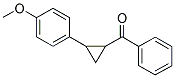 [2-(4-METHOXYPHENYL)CYCLOPROPYL](PHENYL)METHANONE Struktur