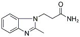 3-(2-METHYL-1H-BENZIMIDAZOL-1-YL)PROPANAMIDE Struktur