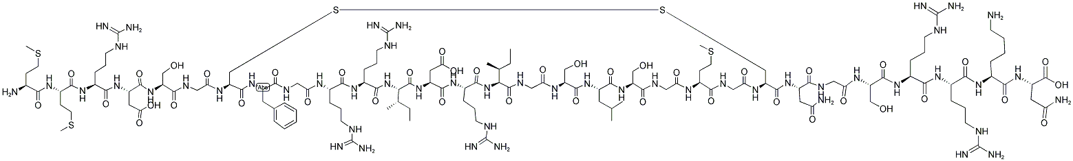 ATRIAL NATRIURETIC FACTOR (1-29) (CHICKEN) Struktur