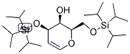 3,6-DI-O-(TRIISOPROPYLSILYL)-D-GALACTAL Struktur