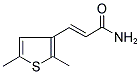 3-(2,5-DIMETHYL-3-THIENYL)ACRYLAMIDE Struktur