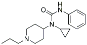 N-CYCLOPROPYL-N'-PHENYL-N-(1-PROPYLPIPERIDIN-4-YL)UREA Struktur