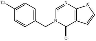 3-(4-CHLOROBENZYL)THIENO[2,3-D]PYRIMIDIN-4(3H)-ONE Struktur