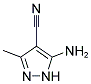 5-AMINO-3-METHYL-1H-PYRAZOLE-4-CARBONITRILE Struktur