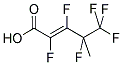 HEXAFLUOROMETHYL-2-PENTENOIC ACID Struktur