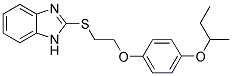 2-([2-(4-SEC-BUTOXYPHENOXY)ETHYL]THIO)-1H-BENZIMIDAZOLE Struktur