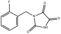 1-(2-FLUOROBENZYL)-1H-IMIDAZOLE-2,4,5(3H)-TRIONE Struktur