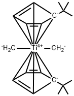 DIMETHYLBIS(T-BUTYLCYCLOPENTADIENYL)TITANIUM Struktur