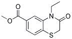 METHYL 4-ETHYL-3-OXO-3,4-DIHYDRO-2H-1,4-BENZOTHIAZINE-6-CARBOXYLATE Struktur