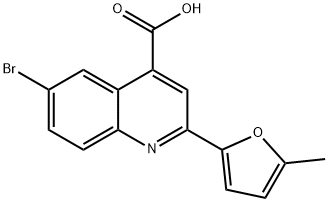 6-BROMO-2-(5-METHYL-FURAN-2-YL)-QUINOLINE-4-CARBOXYLIC ACID price.