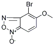 4-BROMO-5-METHOXY-2,1,3-BENZOXADIAZOL-1-IUM-1-OLATE Struktur