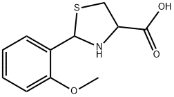 2-(2-METHOXY-PHENYL)-THIAZOLIDINE-4-CARBOXYLIC ACID Struktur