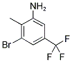 3-AMINO-5-BROMO-4-METHYLBENZOTRIFLUORIDE Struktur