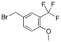 4-METHOXY-3-(TRIFLUOROMETHYL)BENZYL BROMIDE Struktur