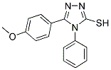 5-(4-METHOXY-PHENYL)-4-PHENYL-4H-[1,2,4]TRIAZOLE-3-THIOL Struktur