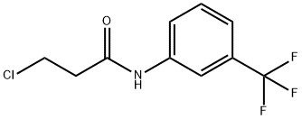 3-CHLORO-N-[3-(TRIFLUOROMETHYL)PHENYL]PROPANAMIDE Struktur