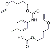 BIS[4-(VINYLOXY)BUTYL] (4-METHYL-1,3-PHENYLENE)BISCARBAMATE Struktur