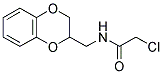 2-CHLORO-N-(2,3-DIHYDRO-1,4-BENZODIOXIN-2-YLMETHYL)ACETAMIDE Struktur