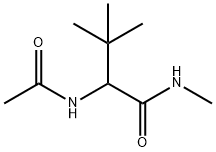 2-(ACETYLAMINO)-N,3,3-TRIMETHYLBUTANAMIDE Struktur