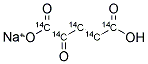 KETOGLUTARIC ACID SODIUM SALT, ALPHA-, [14C(U)] Struktur