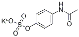 4-ACETAMIDOPHENOL SULFATE ESTER POTASSIUM SALT Struktur