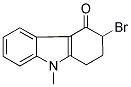 3-BROMO-9-METHYL-2,3,4,9-TETRAHYDRO-1H-4-CARBAZOLONE Struktur