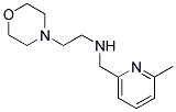 (6-METHYL-PYRIDIN-2-YLMETHYL)-(2-MORPHOLIN-4-YL-ETHYL)-AMINE Struktur