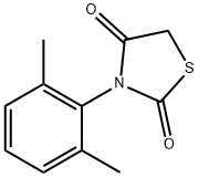 3-(2,6-DIMETHYLPHENYL)-1,3-THIAZOLANE-2,4-DIONE Struktur