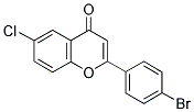 4'-BROMO-6-CHLOROFLAVONE Struktur