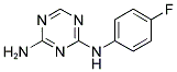 2-AMINO-4-(4-FLUOROPHENYLAMINO)-1,3,5-TRIAZINE Struktur