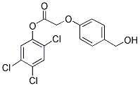 4-HYDROXYMETHYL-PHENOXYACETIC ACID 2,4,5-TRICHLOROPHENYL ESTER Struktur