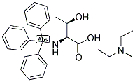 N-ALPHA-TRITYL-L-THREONINE TRIETHYLAMINE Struktur