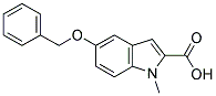 5-BENZYLOXY-1-METHYL-1H-INDOLE-2-CARBOXYLIC ACID Struktur