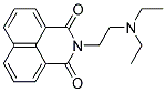 2-[2-(DIETHYLAMINO)ETHYL]-1H-BENZO[DE]ISOQUINOLINE-1,3(2H)-DIONE Struktur