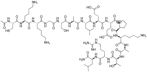 INDUCIBLE NITRIC OXIDE SYNTHASE (1131-1144) BLOCKING PEPTIDE, MOUSE Struktur