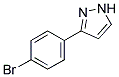 3-(4-BROMO-PHENYL)-1H-PYRAZOLE Struktur