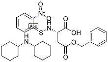 O-NPS-L-ASPARTIC-BETA-BENZYL ESTER DICYCLOHEXYLAMINE SALT Struktur