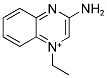 3-AMINO-1-ETHYLQUINOXALIN-1-IUM Struktur